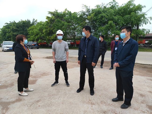 秦义敏（右二）在项目视察领导工作。梁凯 摄(建图）.jpg